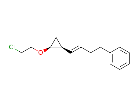 Molecular Structure of 77605-18-6 ({(E)-4-[(1S,2S)-2-(2-Chloro-ethoxy)-cyclopropyl]-but-3-enyl}-benzene)