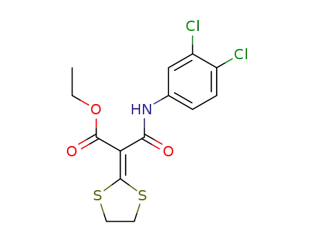 N-(3,4-Dichloro-phenyl)-2-[1,3]dithiolan-2-ylidene-malonamic acid ethyl ester