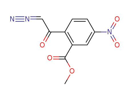 Benzoic acid, 2-(diazoacetyl)-5-nitro-, methyl ester