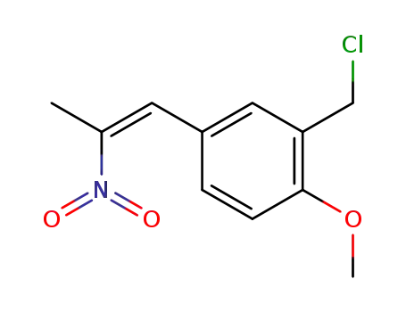 2-Chloromethyl-1-methoxy-4-((Z)-2-nitro-propenyl)-benzene