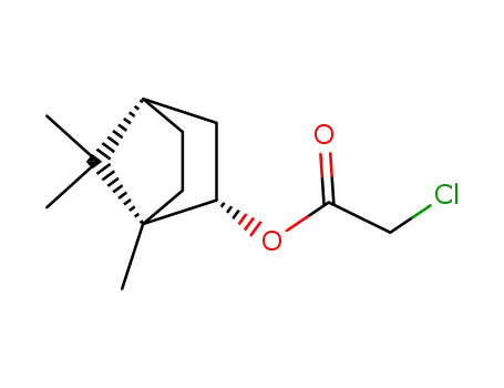 Molecular Structure of 89299-71-8 ((1S,2S,4S)-1,7,7-trimethylbicyclo[2.2.1]heptan-2-yl 2-chloroacetate)