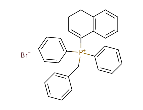 Molecular Structure of 76062-37-8 (benzyldiphenyl-1-(3,4-dihydro)naphthylphosphonium bromide)