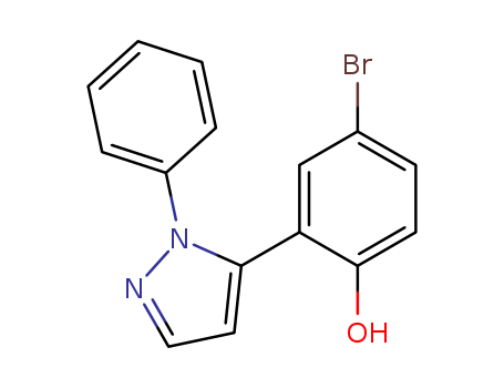 Phenol,4-bromo-2-(1-phenyl-1H-pyrazol-5-yl)-