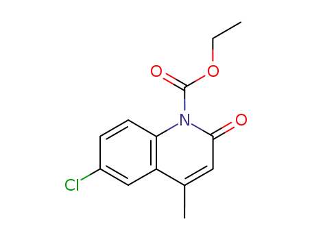 1-carbethoxy-6-chloro-4-methylquinolin-2-one