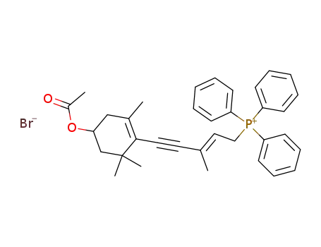 [(E)-5-(4-Acetoxy-2,6,6-trimethyl-cyclohex-1-enyl)-3-methyl-pent-2-en-4-ynyl]-triphenyl-phosphonium; bromide