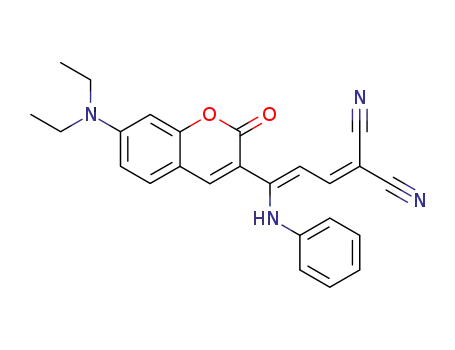 2-[(Z)-3-(7-Diethylamino-2-oxo-2H-chromen-3-yl)-3-phenylamino-allylidene]-malononitrile