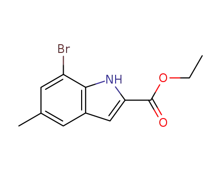 ETHYL 7-BROMO-5-METHYL-1H-INDOLE-2-CARBOXYLATE