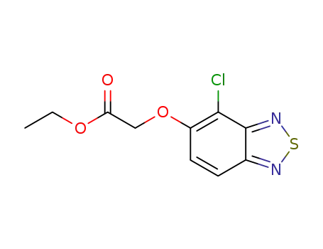 Molecular Structure of 29123-12-4 (ethyl [(4-chloro-2,1,3-benzothiadiazol-5-yl)oxy]acetate)