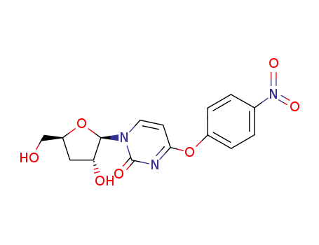 1-((2R,3R,5S)-3-Hydroxy-5-hydroxymethyl-tetrahydro-furan-2-yl)-4-(4-nitro-phenoxy)-1H-pyrimidin-2-one