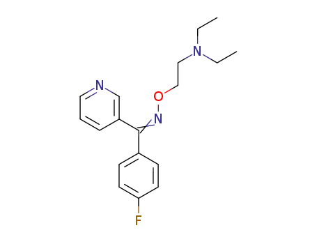 (4-Fluoro-phenyl)-pyridin-3-yl-methanone O-(2-diethylamino-ethyl)-oxime