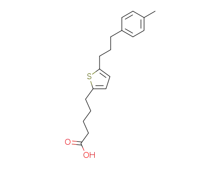 5-[5-(3-p-Tolyl-propyl)-thiophen-2-yl]-pentanoic acid