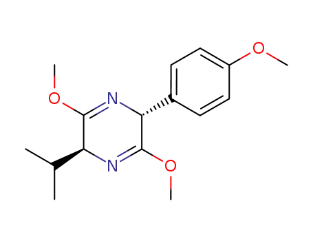 (2S,5R)-2-Isopropyl-3,6-dimethoxy-5-(4-methoxy-phenyl)-2,5-dihydro-pyrazine