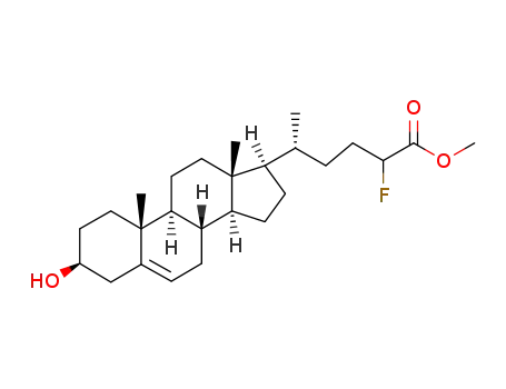 methyl 24-fluoro-3β-hydroxychol-5-ene-24-carboxylate