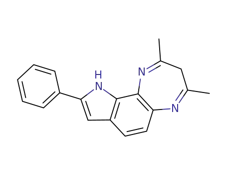 Pyrrolo(2,3-g)-1,5-benzodiazepine, 3,10-dihydro-2,4-dimethyl-9-phenyl-