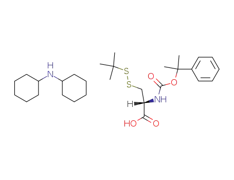 N-2-Phenyl-iso-propyloxycarbonyl-S-tert.-butylthio-cystein-dicyclohexylammoniumsalz