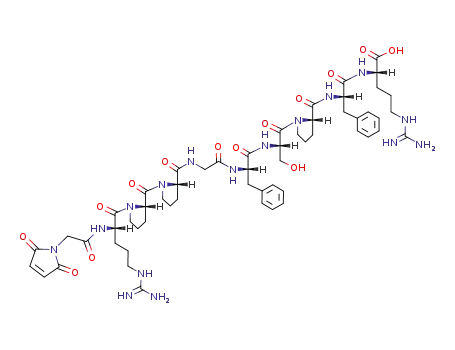 Molecular Structure of 83100-52-1 (C<sub>56</sub>H<sub>76</sub>N<sub>16</sub>O<sub>14</sub>)