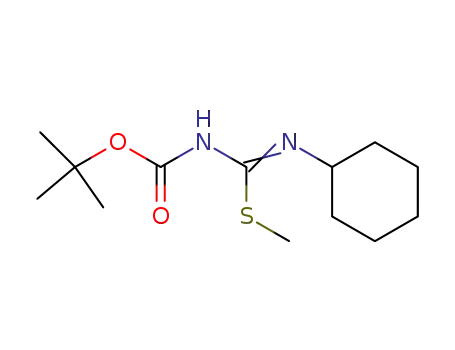 N-cyclohexyl-N'-t-butyloxycarbonyl-S-methylisothiourea