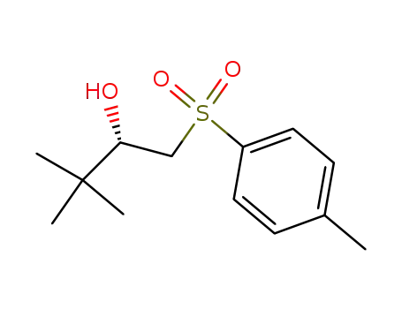 Molecular Structure of 71899-78-0 (2-Butanol, 3,3-dimethyl-1-[(4-methylphenyl)sulfonyl]-, (2S)-)