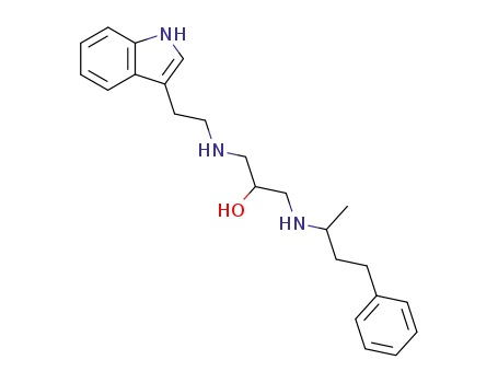 N-<β-(3-indolyl)ethyl>-N'-(1-methyl-3-phenyl)propyl-1,3-diamino-2-propanol