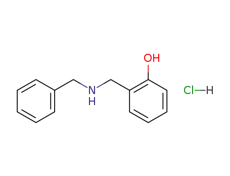 Molecular Structure of 73057-58-6 (2-(BENZYLAMINO-METHYL)-PHENOLHYDROCHLORIDE)