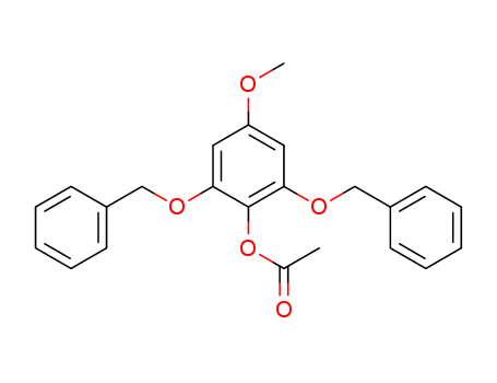 Phenol,4-methoxy-2,6-bis(phenylmethoxy)-, 1-acetate cas  6962-64-7
