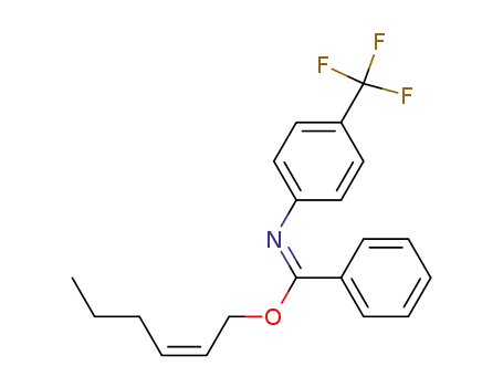 N-(4-Trifluoromethyl-phenyl)-benzimidic acid (Z)-hex-2-enyl ester