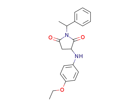 2,5-Pyrrolidinedione, 3-[(4-ethoxyphenyl)amino]-1-(1-phenylethyl)-