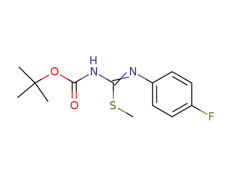 N-p-fluorophenyl-N'-t-butyloxycarbonyl-S-methylisothiourea