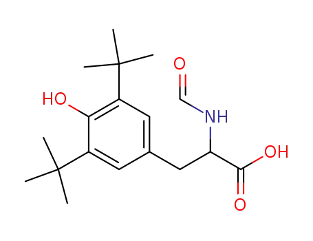 Molecular Structure of 67739-14-4 (Tyrosine, 3,5-bis(1,1-dimethylethyl)-N-formyl-)