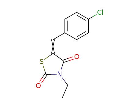 2,4-Thiazolidinedione, 5-[(4-chlorophenyl)methylene]-3-ethyl-