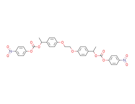1,2-Bis<p-(Nitrophenoxy-carbonyloxy-eth-1-yl)-phenoxy>-ethan
