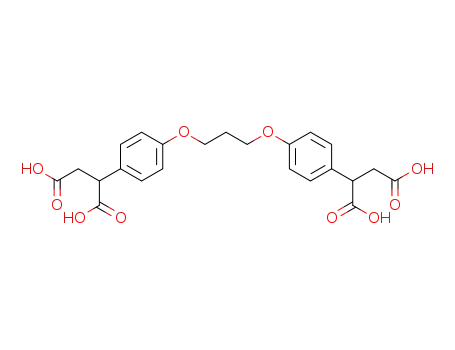Molecular Structure of 78546-42-6 (Butanedioic acid, 2,2'-[1,3-propanediylbis(oxy-4,1-phenylene)]bis-)