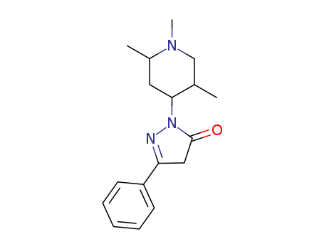 2,4-DIHYDRO-5-PHENYL-2-(1,2,5-TRIMETHYL-PIPERIDIN-4-YL)-3H-PYRAZOL-3-ONE