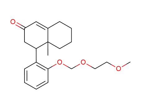 4,4a,5,6,7,8-Hexahydro-4-<2-<2-(methoxyethoxy)methoxy>phenyl>-4a-methyl-2(3H)-naphthalinon