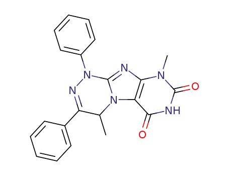 4,8-Dimethyl-1,3-diphenyl-1,4-dihydro-8H-1,2,4a,6,8,9-hexaaza-fluorene-5,7-dione