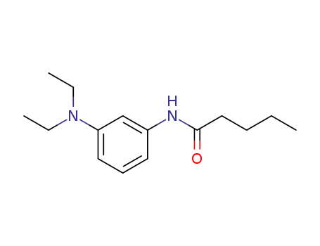 Molecular Structure of 76751-15-0 (3-Valeramido-N,N-diethyl-anilin)