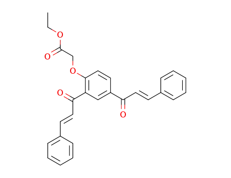 ethyl 2,4-bis(cinnamoyl)phenoxyacetate