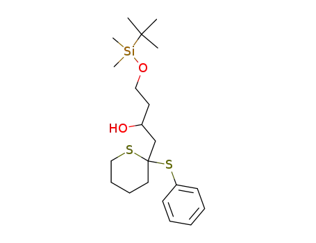2-(4-tert-Butyldimethylsilyloxy-2-hydroxybutyl)-2-phenylthiotetrahydro-2H-thiopyran