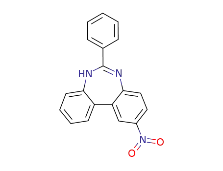 10-Nitro-6-phenyl-5H-dibenzo<d,f><1,3>diazepin