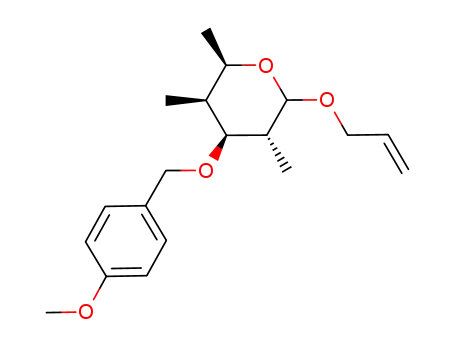allyl-α,β-2,4,6-trideoxy-2,4-di-C-methyl-3-O-p-methoxybenzyl-D-galactopyranoside