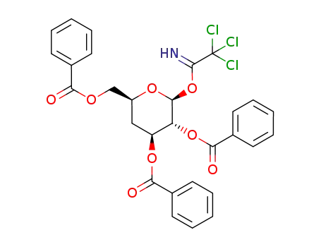 O-(2,3,6-Tri-O-benzoyl-4-desoxy-β-D-xylo-hexopyranosyl)trichloroacetamidat
