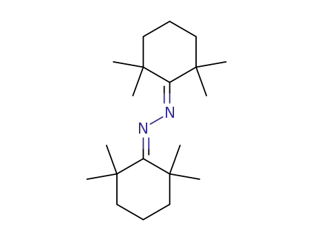 Molecular Structure of 89050-94-2 (Cyclohexanone, 2,2,6,6-tetramethyl-,
(2,2,6,6-tetramethylcyclohexylidene)hydrazone)