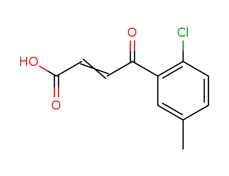 Molecular Structure of 145196-39-0 (β-(2-Chloro-5-methylbenzoyl)acrylic acid)
