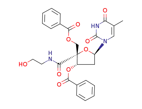 N-(2-Hydroxymethyl)-3',5'-di-O-benzoylthymidine-4'-carboxamide