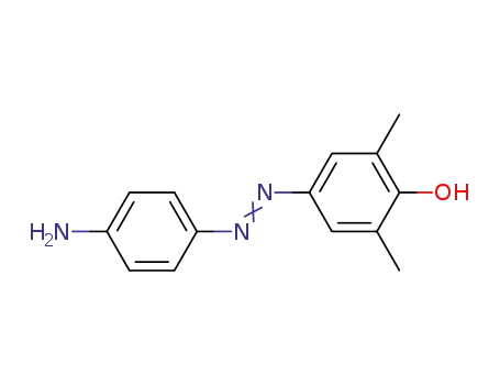 Molecular Structure of 21554-20-1 (4-(p-Aminophenylazo)-6-methyl-o-cresol)