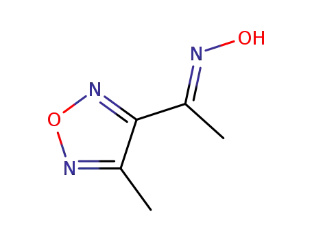 에타논, 1-(4-메틸-1,2,5-옥사디아졸-3-일)-, 옥심(9CI)