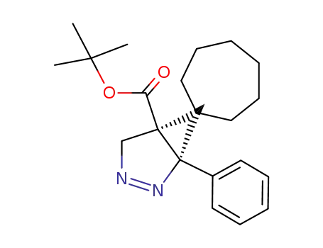 1'-Phenylspiro<cycloheptan-1,6'-<2,3>diazabicyclo<3.1.0>hex-2-en>-5'-carbonsaeure-tert-butylester
