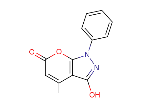 4-methyl-1-phenyl-1,2-dihydropyrano[2,3-c]pyrazole-3,6-dione