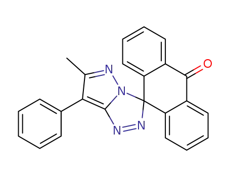6'-Methyl-7'-phenylspiro<anthracen-9(10H),3'-<3H>pyrazolo<5,1-c><1,2,4>triazol>-10-on