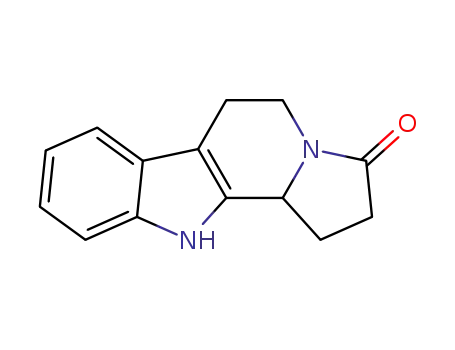 Molecular Structure of 32283-51-5 (1,2,5,6,11,11b-Hexahydro-3H-indolizino[8,7-b]indol-3-one)